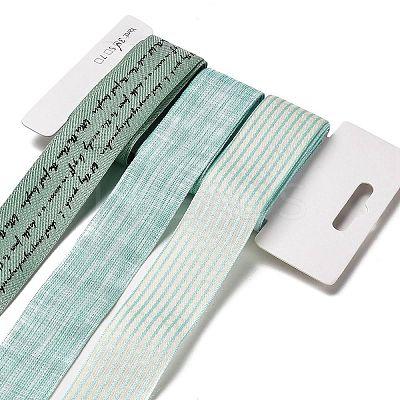 9 Yards 3 Styles Polyester Ribbon SRIB-A014-C08-1
