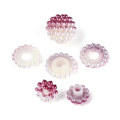 Imitation Pearl Acrylic Beads OACR-T004-15mm-09-1