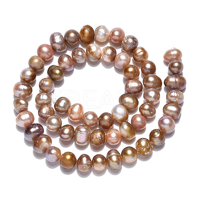 Natural Cultured Freshwater Pearl Beads Strands PEAR-N013-05I-1