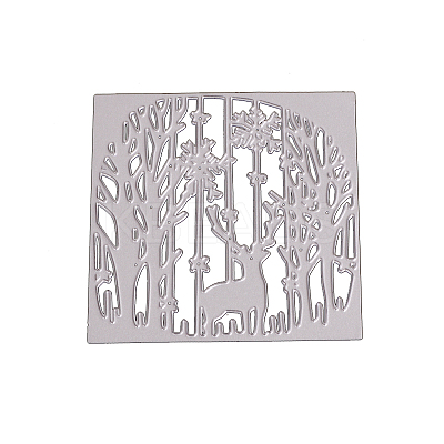 Deer Frame Carbon Steel Cutting Dies Stencils X-DIY-F036-02-1