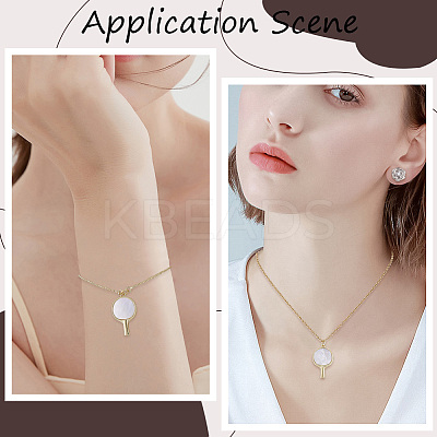 4Pcs Natural Shell Pendants KK-BBC0028-72-1
