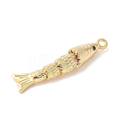 Brass Micro Pave Clear Cubic Zirconia Pendants X-KK-U064-18B-G-1