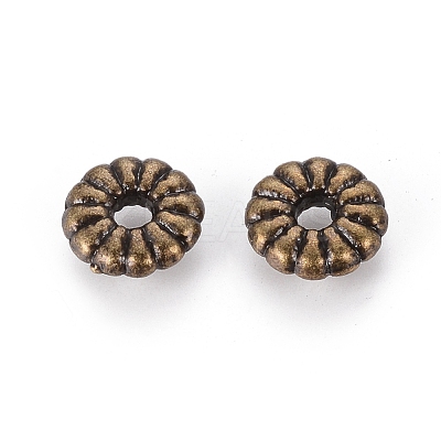 Tibetan Style Spacer Beads TIBEB-LF0720YKG-AB-LF-1