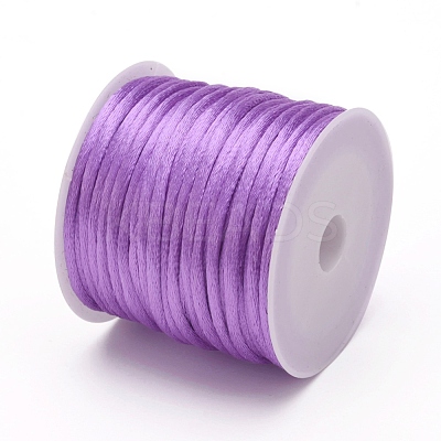 Nylon Satin Rattail Cords NWIR-L006-1.5mm-07-1