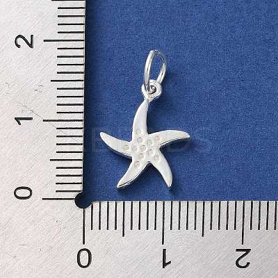925 Sterling Silver Sea Animal Starfish Charms LS-STER-E071-02S-06-1