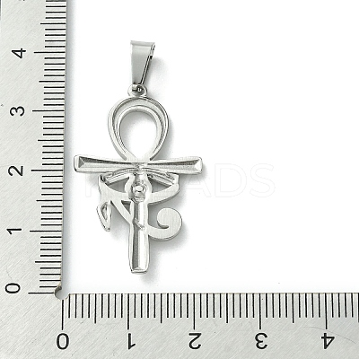 304 Stainless Steel Pendants STAS-H192-03P-01-1