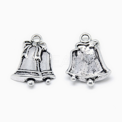Tibetan Style Alloy Pendants TIBE-S301-042AS-RS-1