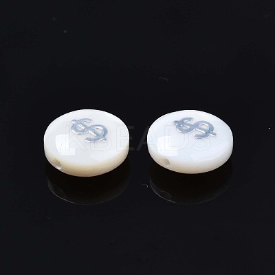 Natural Freshwater Shell Beads SHEL-N003-22-05P-1