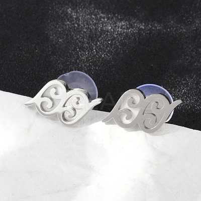 304 Stainless Steel Stud Earrings EJEW-Z089-26P-1