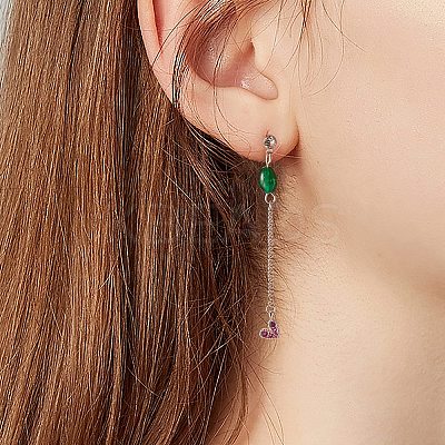 12Pcs 3 Colors Brass Micro Pave Cubic Zirconia Charms ZIRC-SZ0001-58-1
