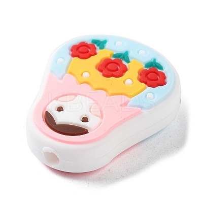 Doll Food Grade Silicone Focal Beads SIL-G008-01D-01-1