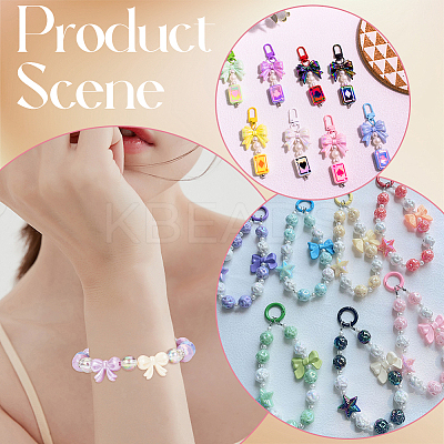 200pcs Opaque Acrylic Beads MACR-SP0001-45-1