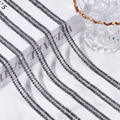 Glitter Glass Hotfix Rhinestone & Imitation Pearl Beads DIY-WH20011-18C-1