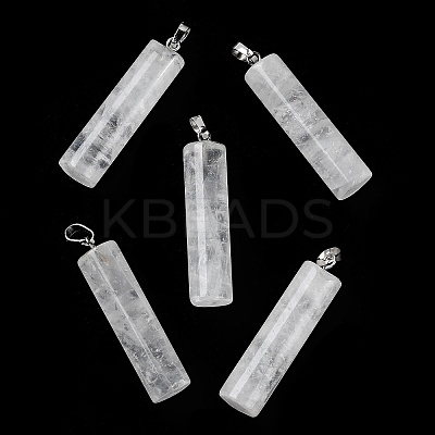 Natural Quartz Crystal Pendants G-E603-02P-05-1