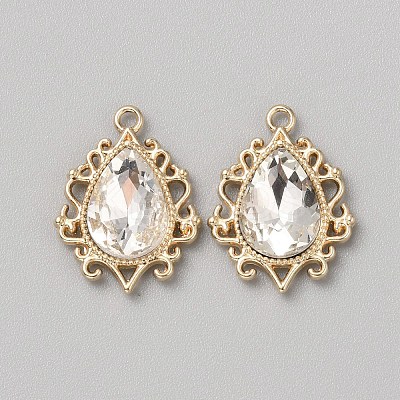 Hallow Alloy Resin Pendants FIND-TAC0027-11B-1