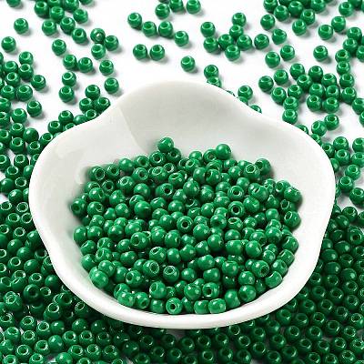 Baking Paint Glass Seed Beads SEED-H002-I-B508-1