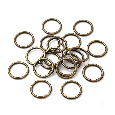 Alloy Soldered Closed Jump Rings KK-WH0052-05D-AB-1