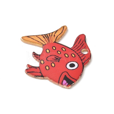 Alloy Enamel Pendants FIND-H047-02KCG-03-1