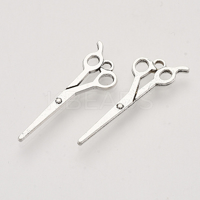 Tibetan Style Alloy Pendants X-TIBEP-T009-19AS-RS-1