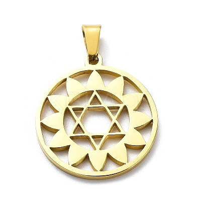304 Stainless Steel Pendants LS-STAS-D036-10G-1