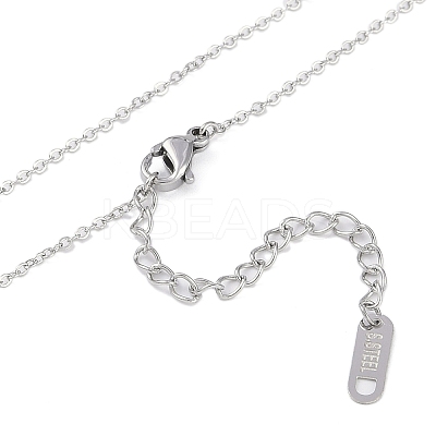 Non-Tarnish 304 Stainless Steel Bowknot Necklaces & Studs Earrings Set for Women NJEW-K276-03P-1