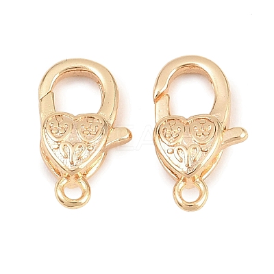 Brass Lobster Claw Clasps KK-H287-08I-G-1