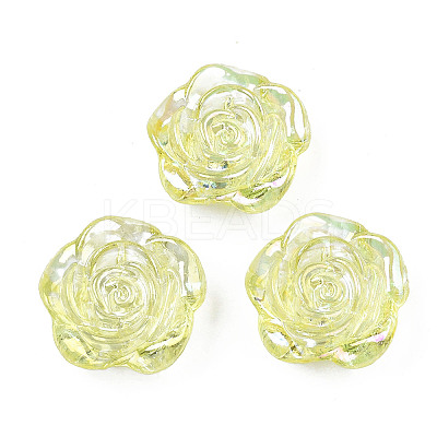 Transparent Acrylic Beads LS-TACR-N006-64E-1