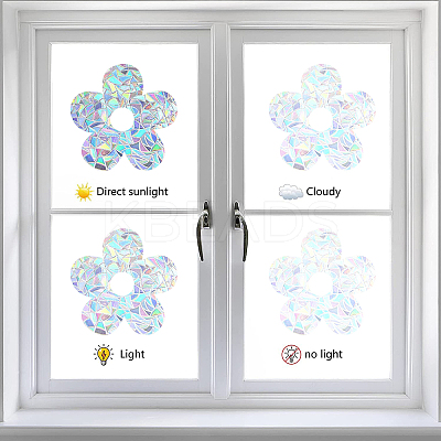 Waterproof PVC Laser No-Glue Stickers DIY-WH0304-221K-1