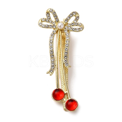 Cherry Golden Alloy Alligator Hair Clips LS-PHAR-K006-04A-G-1