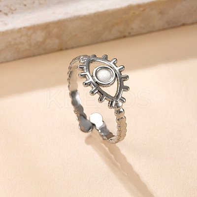 304 Stainless Steel Cuff Rings FS-WG8D32D-04-1