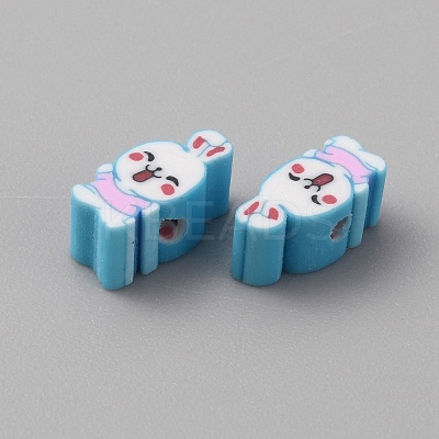 Cartoon Handmade Polymer Clay Beads CLAY-WH0011-03A-1