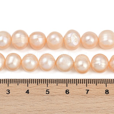 Natural Cultured Freshwater Pearl Beads Strands PEAR-I007-07Z-04B-1