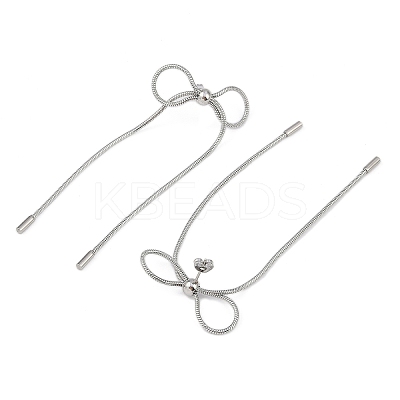 Non-Tarnish Bowknot 304 Stainless Steel Stud Earrings for Women EJEW-Z060-01P-1