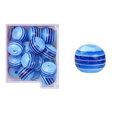 Mybeadsfindings Transparent Stripe Resin Beads JX717D-1