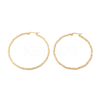 201 Stainless Steel Hoop Earrings LS-EJEW-Q026-16G-D-1