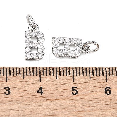SHEGRACE Brass Micro Pave Clear Cubic Zirconia Pendants XGRQ29042-394P-B-1