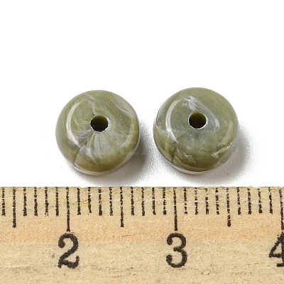 Opaque Acrylic Bead OACR-H037-03O-1