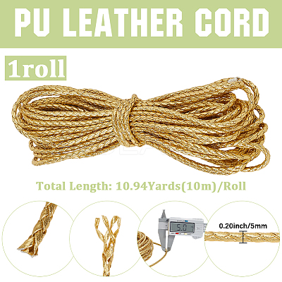 10M Round Imitation Leather Braided Cord WL-GF0001-32C-02-1