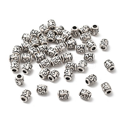 Tibetan Style Alloy Beads PALLOY-F317-02AS-1