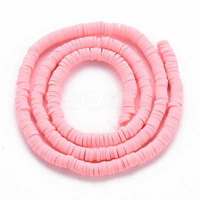 Handmade Polymer Clay Bead Strands X-CLAY-T002-4mm-71-1