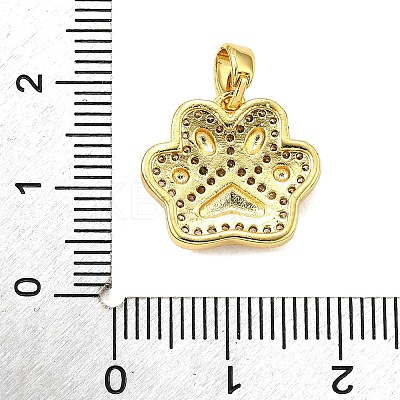 Brass Micro Pave Cubic Zirconia Pendants LS-KK-R227-03G-1