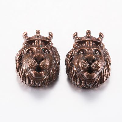 Tibetan Style Alloy Beads PALLOY-F200-08R-1