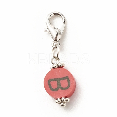 Handmade Polymer Clay Pendant Decorations HJEW-JM00638-1