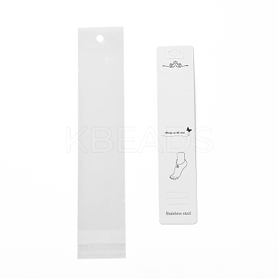 Paper anklet Display Cards OPP-C002-09C-1
