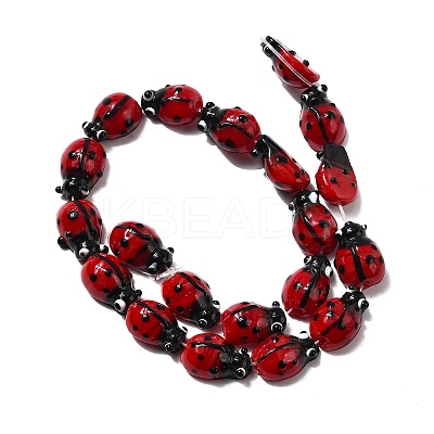 Handmade Lampwork Beads Strands X1-LAMP-TD001-3-1