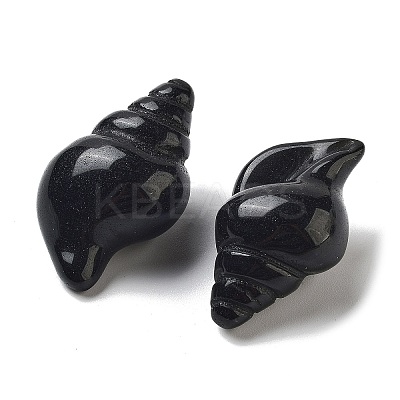 Natural Obsidian Carved Figurines DJEW-L023-H21-1