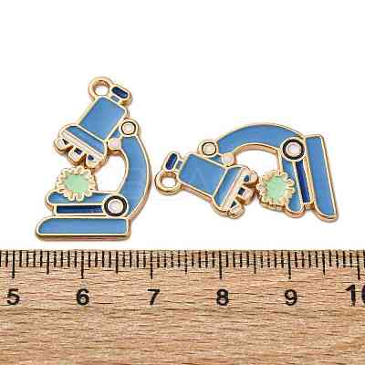 Chemistry Theme Alloy Enamel Pendants ENAM-V002-01D-KCG-1