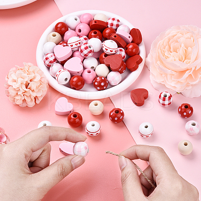 DIY Valentine's Day Themed Jewelry Making Kits DIY-YW0012-81-1