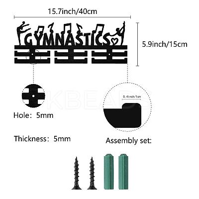 Fashion Wood Medal Hanger Holder ODIS-WH0041-151-1