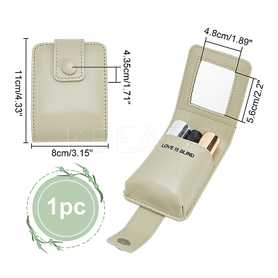 PU Leather Lipstick Storage Bags AJEW-WH0165-86A-1